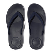 iQUSHION MENS TEXTURED-STRAP FLIP-FLOPS
