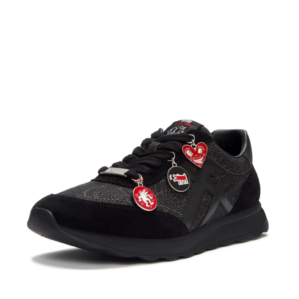 FITFLOP X KEITH HARING RETRO-Q FF MENS TRAINERS