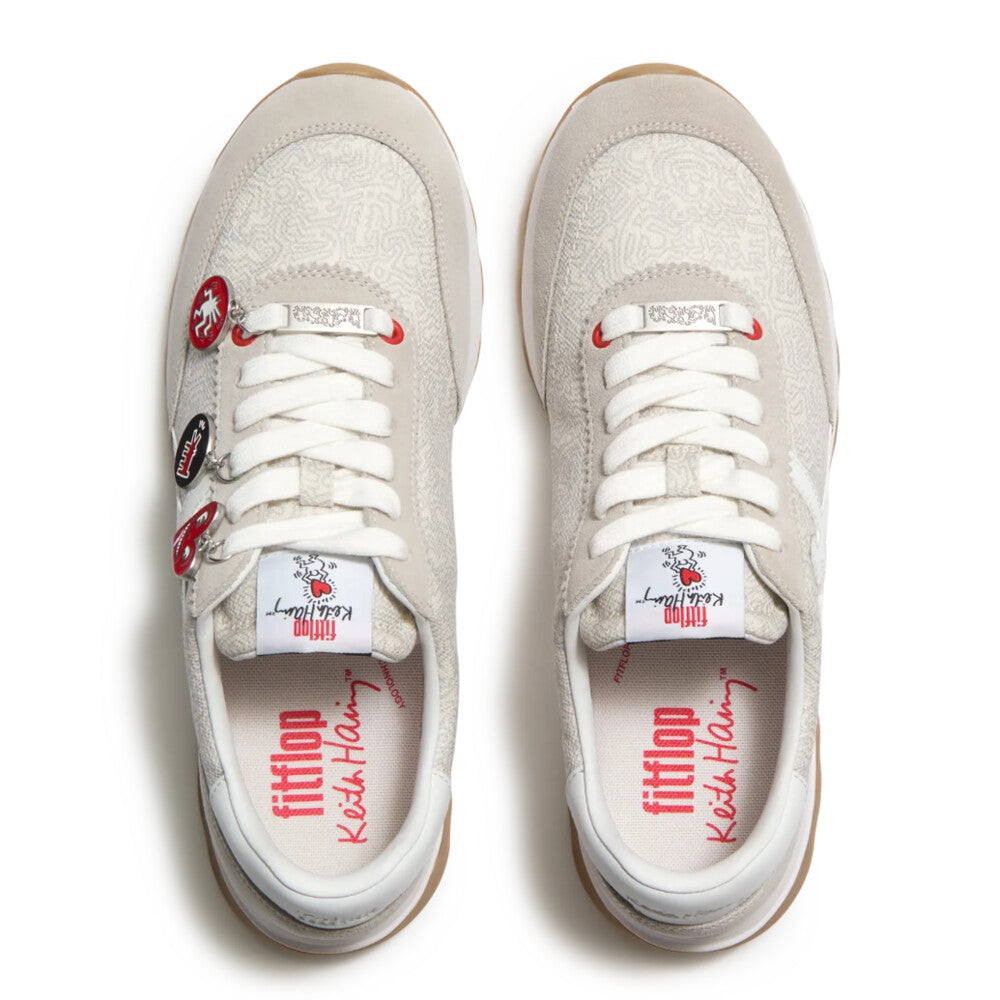 FITFLOP X KEITH HARING RETRO-Q FF MENS TRAINERS