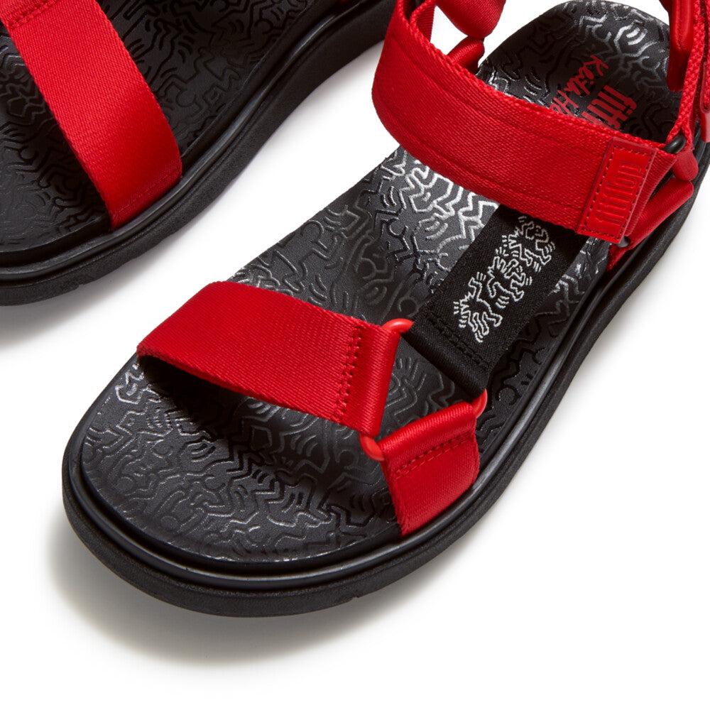 FITFLOP X KEITH HARING GEN-FF T-BAR SANDALS