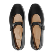 DELICATOSOFT LEATHER MARY JANES - BLACK (E3D-090)