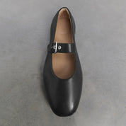 DELICATOSOFT LEATHER MARY JANES - BLACK (E3D-090)