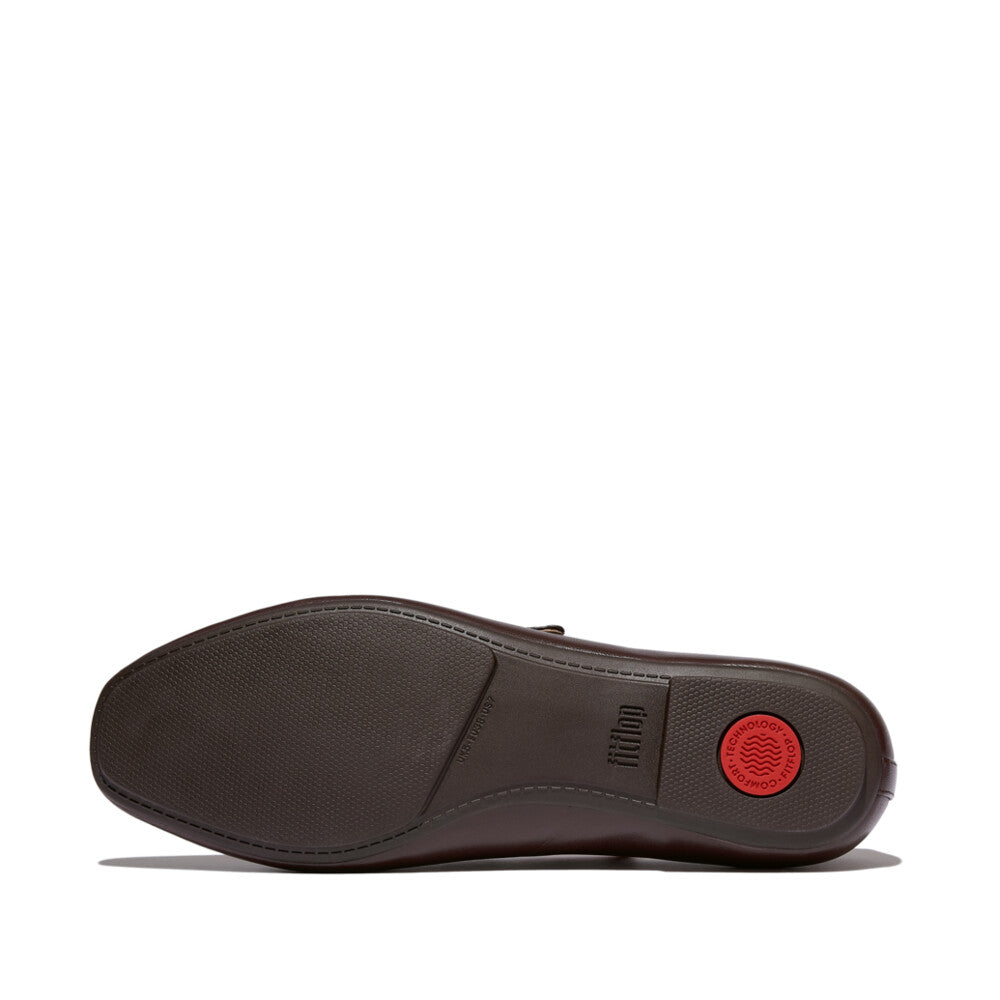 DELICATOSOFT LEATHER MARY JANES - CHOCOLAT (E3D-D07)