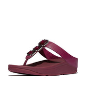 FINO CRYSTAL-JEWEL TOE-POST SANDALS
