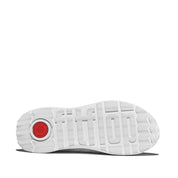 F-MODE T-TOE WAVE METALLIC-LEATHER SNEAKERS