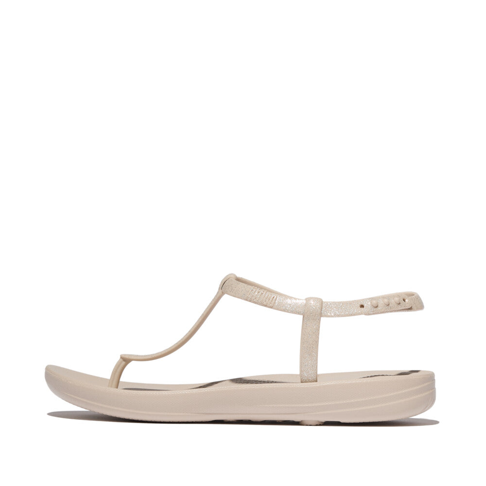 IQUSHION SPLASH GLITTER T-BAR SANDALS