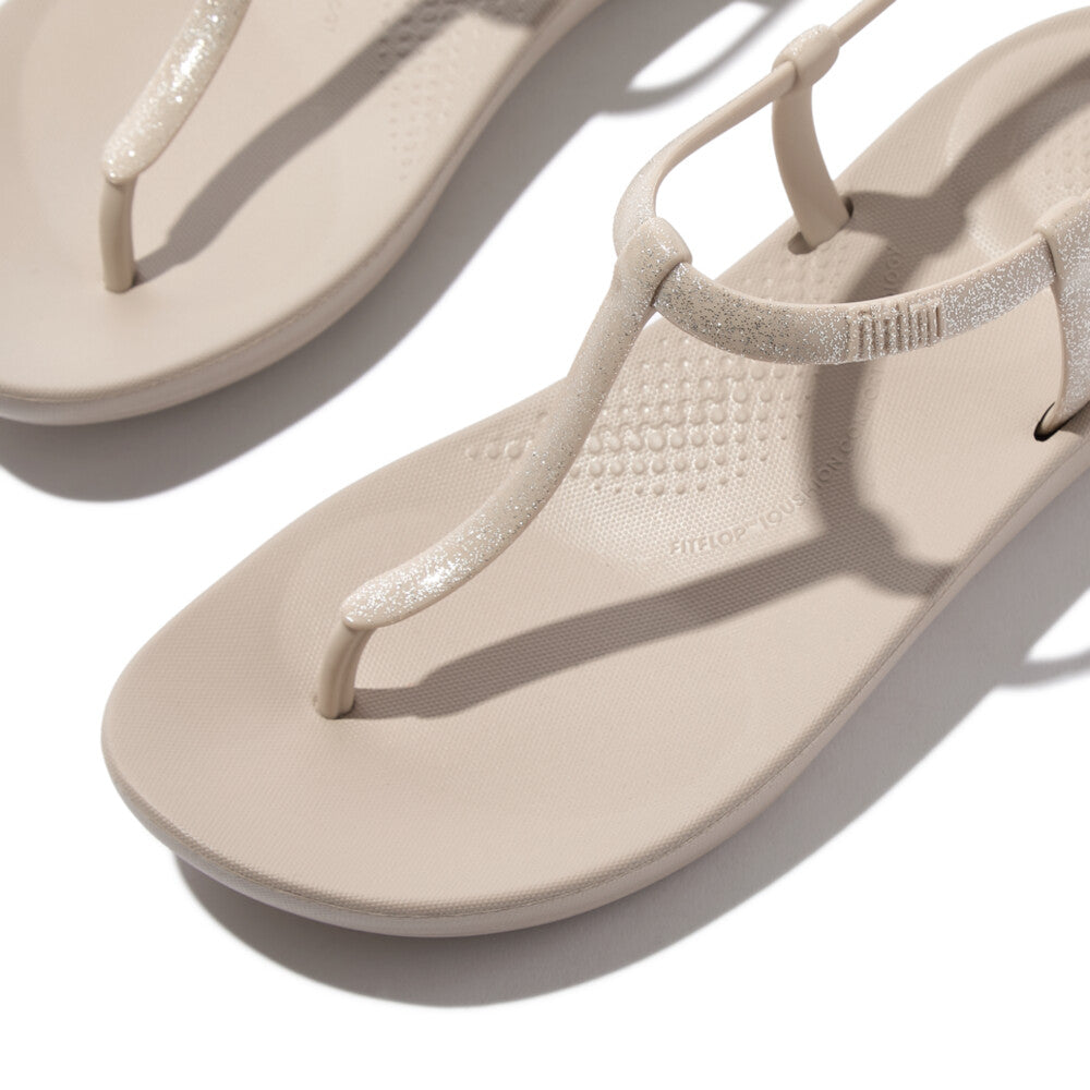 IQUSHION SPLASH GLITTER T-BAR SANDALS