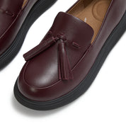 iQ-COMFF TASSEL LEATHER LOAFERS