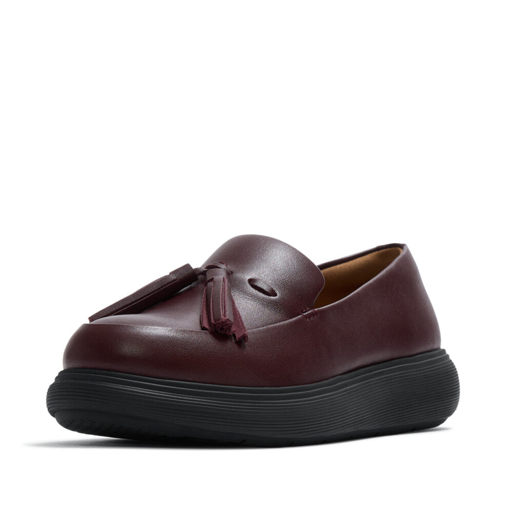 iQ-COMFF TASSEL LEATHER LOAFERS