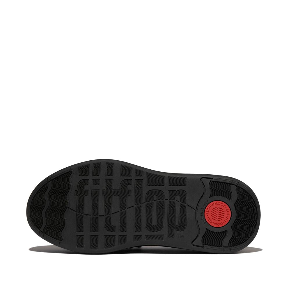 F-MODE STACK QUILTED-LEATHER LOAFERS