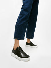 RTG LEATHER LACELESS TRAINERS