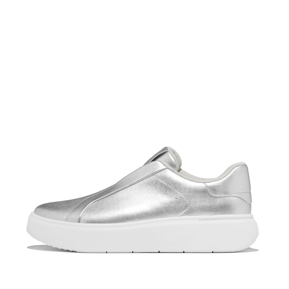 RTG LEATHER LACELESS TRAINERS