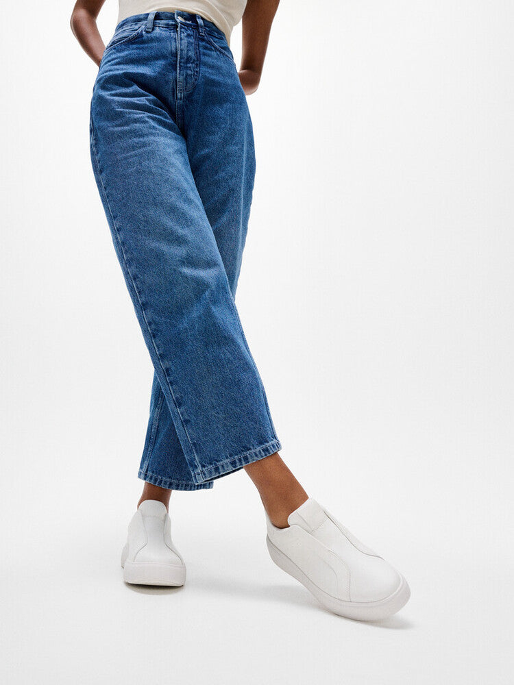 RTG LEATHER LACELESS TRAINERS
