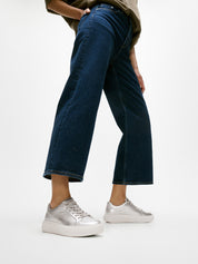 RTG METALLIC-LEATHER TRAINERS