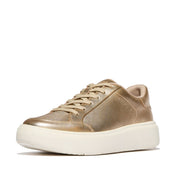 RTG METALLIC-LEATHER TRAINERS