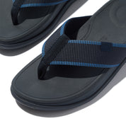 F-MODE GO MENS WATER-RESISTANT WEBBING TOE-POST SANDALS