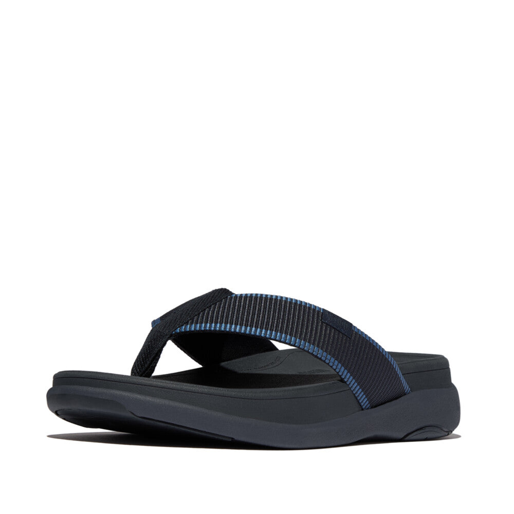 F-MODE GO MENS WATER-RESISTANT WEBBING TOE-POST SANDALS