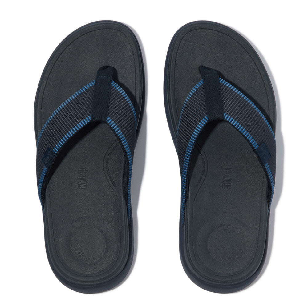 F-MODE GO MENS WATER-RESISTANT WEBBING TOE-POST SANDALS
