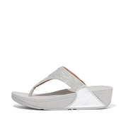 LULU GLITZ TOE-POST SANDALS