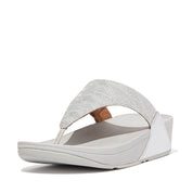 LULU GLITZ TOE-POST SANDALS