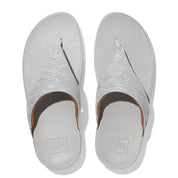 LULU GLITZ TOE-POST SANDALS