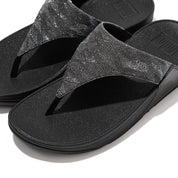 LULU GLITZ TOE-POST SANDALS