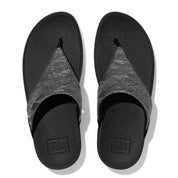 LULU GLITZ TOE-POST SANDALS