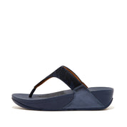 LULU GLITZ TOE-POST SANDALS