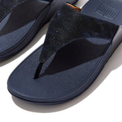 LULU GLITZ TOE-POST SANDALS