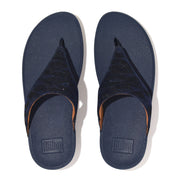 LULU GLITZ TOE-POST SANDALS