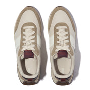 F-MODE FLOW MENS LEATHER/SUEDE TRAINERS