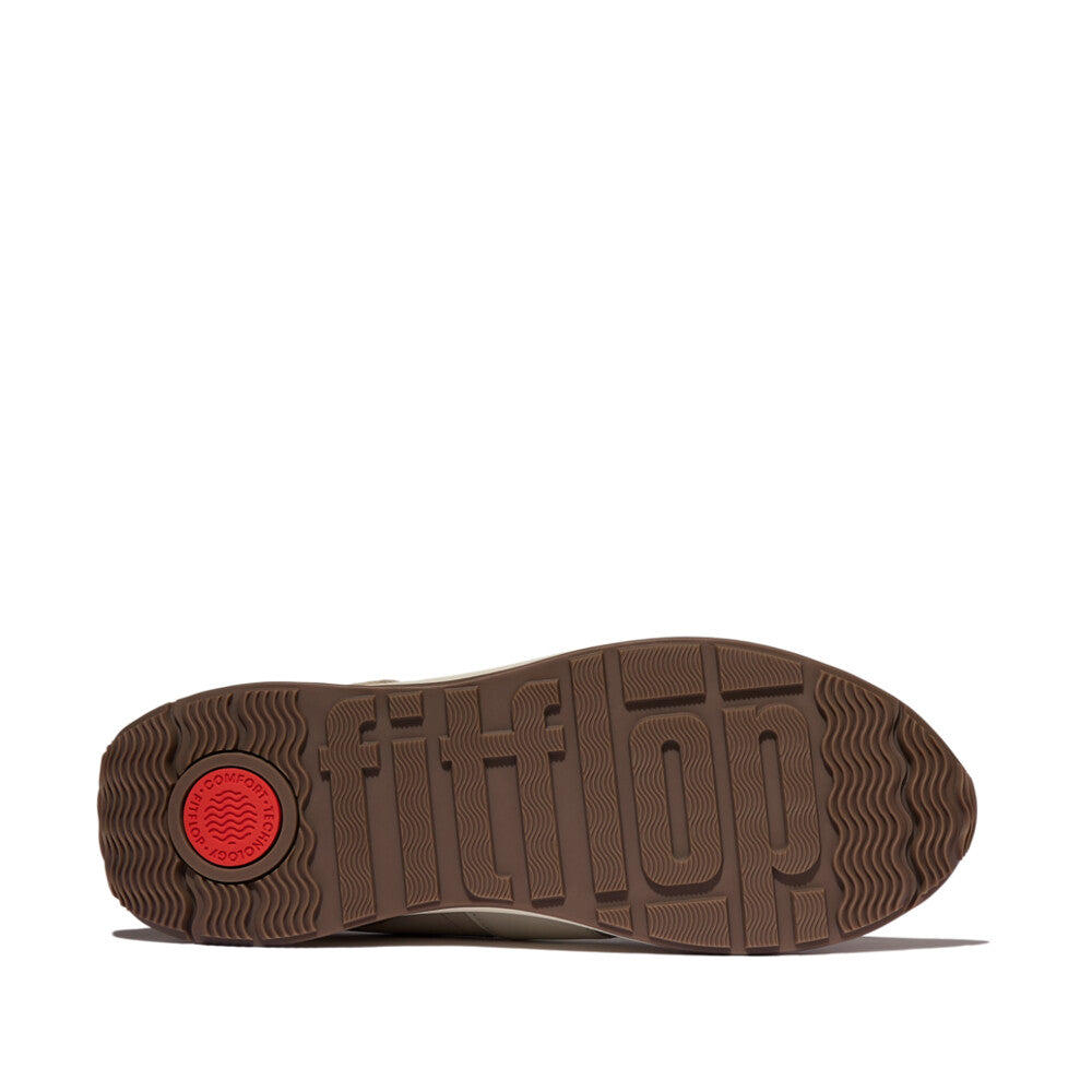F-MODE FLOW MENS LEATHER/SUEDE TRAINERS