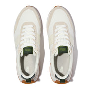 F-MODE FLOW MENS LEATHER/SUEDE TRAINERS