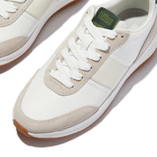 F-MODE FLOW MENS LEATHER/SUEDE TRAINERS