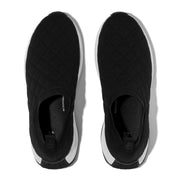F-MODE FLOW QUILTED-KNIT SLIP-ON SNEAKERS