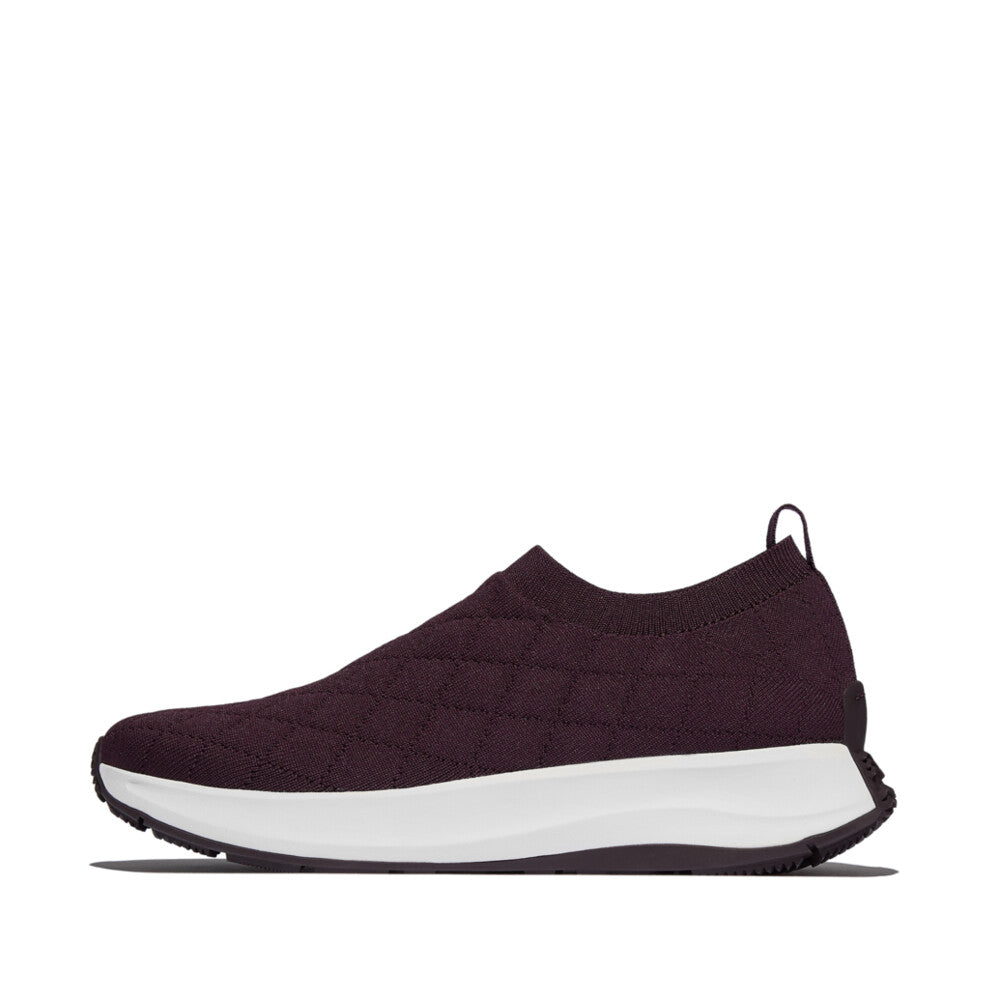 F-MODE FLOW QUILTED-KNIT SLIP-ON SNEAKERS