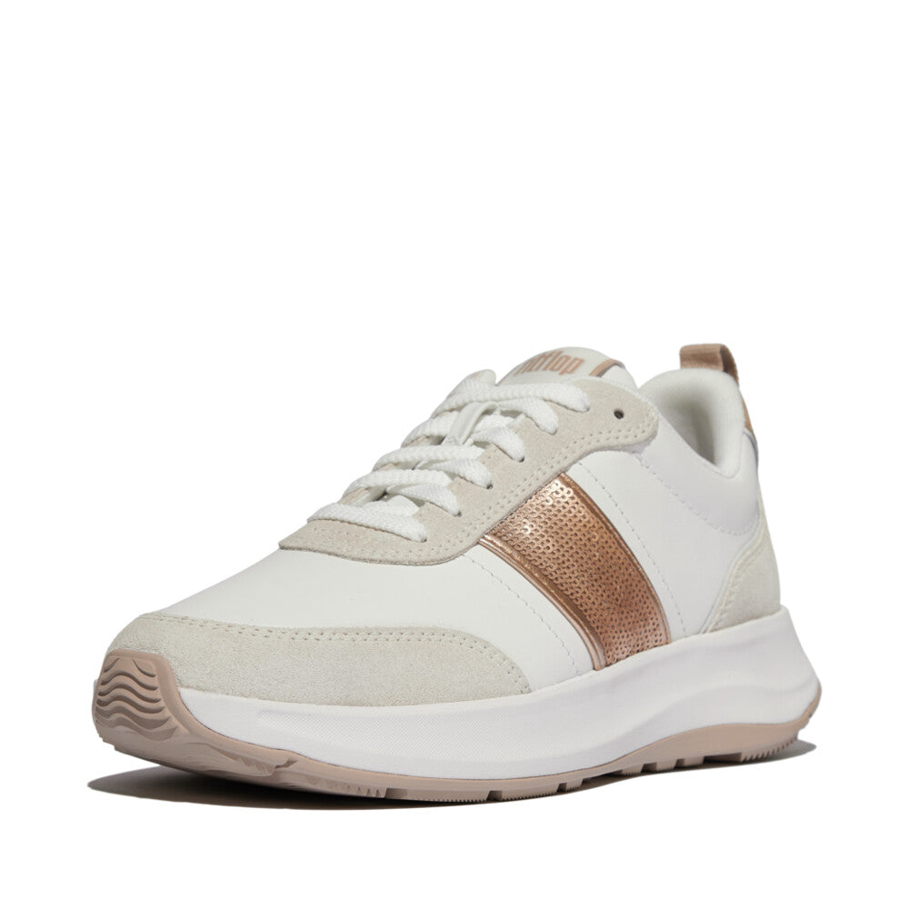 LEATHER FLATFORM SNEAKERS