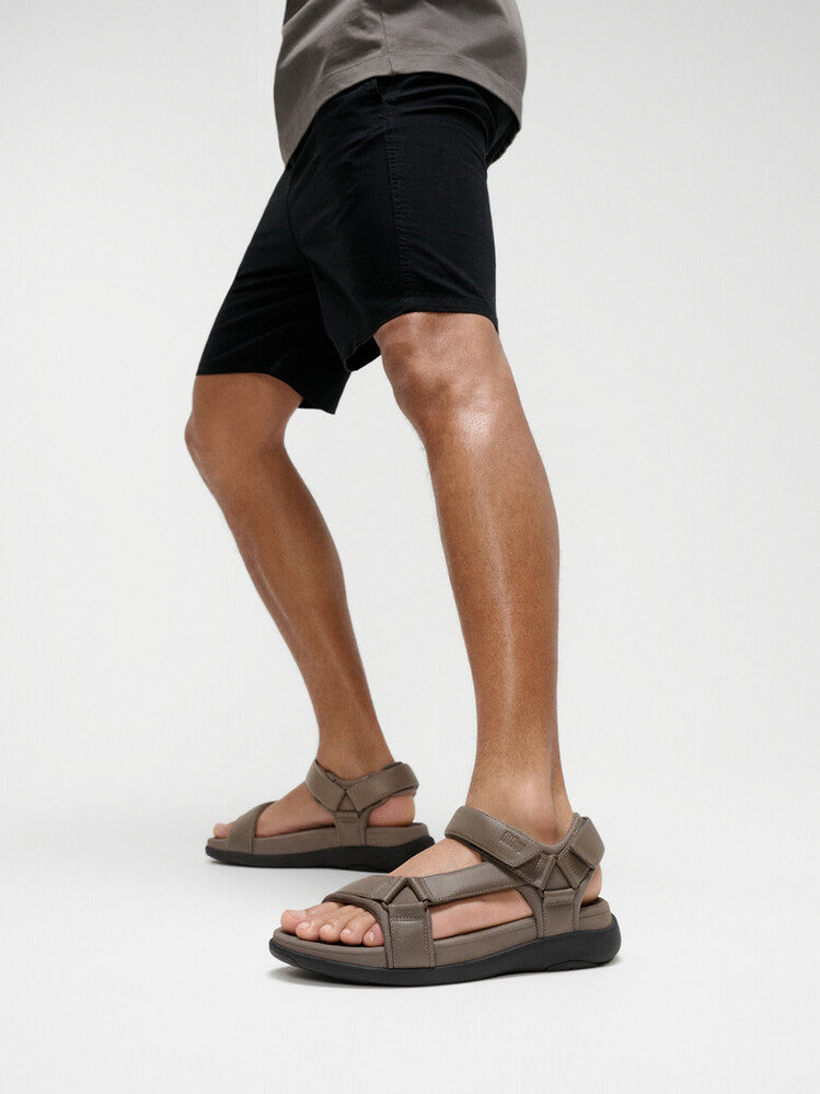 F-MODE GO MENS ADJUSTABLE BACK-STRAP SANDALS