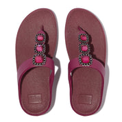 FINO CRYSTAL-JEWEL TOE-POST SANDALS