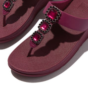 FINO CRYSTAL-JEWEL TOE-POST SANDALS