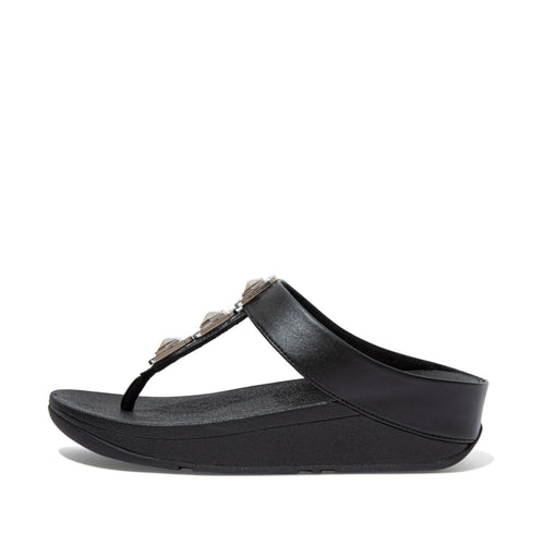 FINO CRYSTAL LOCK TOE-POST SANDALS