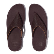 LULU SHIMMERLUX TOE-POST SANDALS