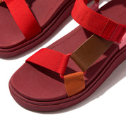 GEN-FF ADJUSTABLE WEBBING/LEATHER  BACK-STRAP SANDALS
