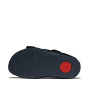 GOGH MOC MENS ADJUSTABLE WATER-RESISTANT MESH SLIDES- MIDNIGHT NAVY/OCEAN BLUE