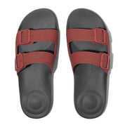 iQUSHION MENS TWO-BAR BUCKLE SLIDES