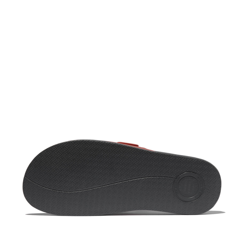 iQUSHION MENS TWO-BAR BUCKLE SLIDES