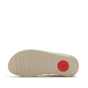 HALO BEAD-CIRCLE METALLIC TOE-POST SANDALS