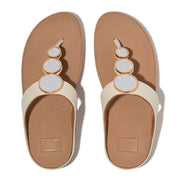 HALO BEAD-CIRCLE METALLIC TOE-POST SANDALS -PARIS BEIGE (HJ1-A99)