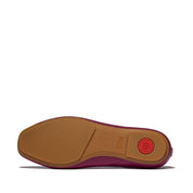 DELICATO BOW SOFT LEATHER BALLERINAS