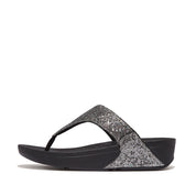 LULU GLITTERBALL TOE-POST SANDALS